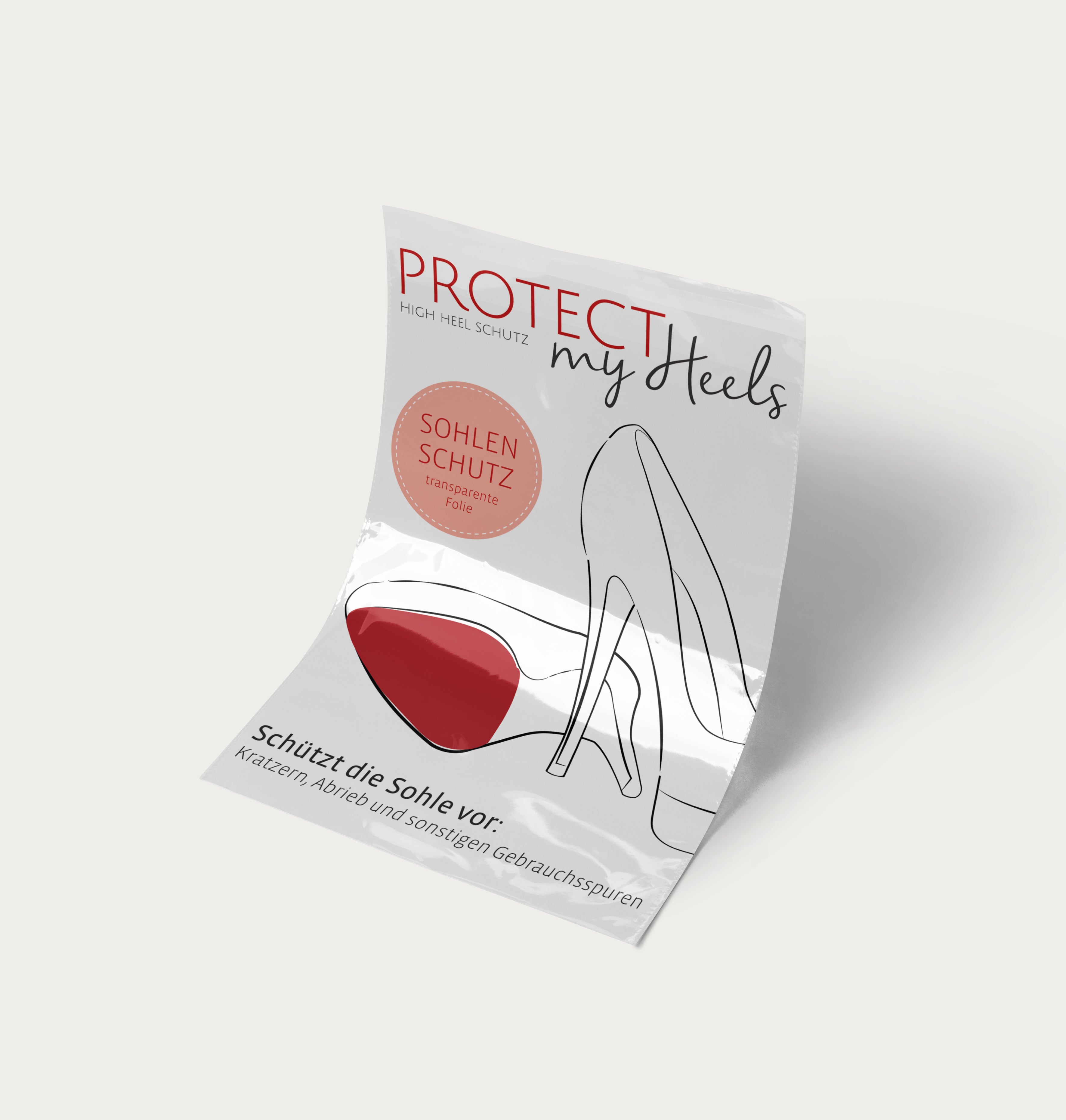 Transparenter Sohlenschutz – 1-Pack – ProtectMyHeels®