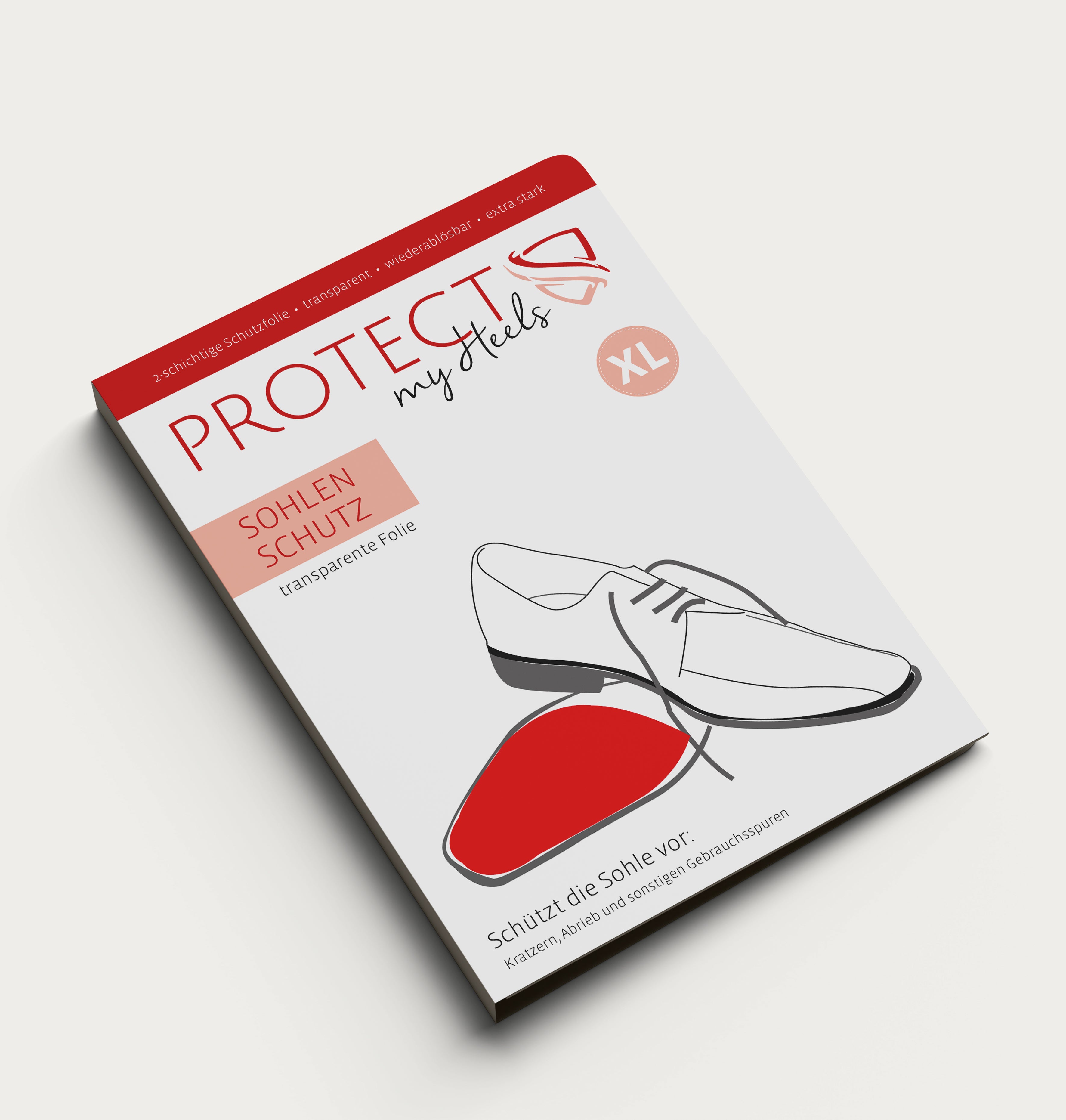 Transparenter Sohlenschutz XL – 1-Pack – ProtectMyHeels®